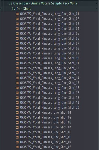 Ovasenpai - Anime Vocals Sample Pack Vol. 2